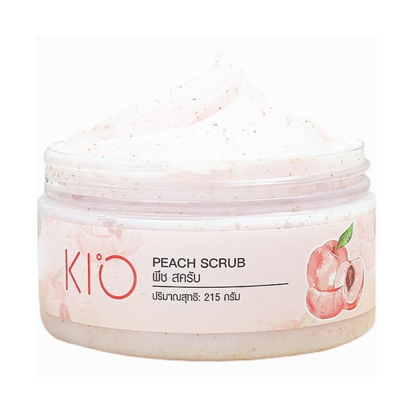 Kio Peach Scrub Shower Gel Exfoliate & Cleanse