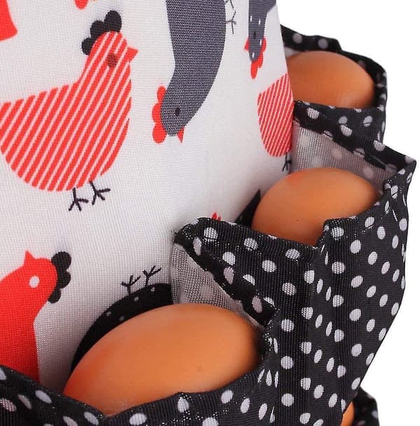 Kjøkkenforkle med 12 dype lommer - Egg-samlingsforkle