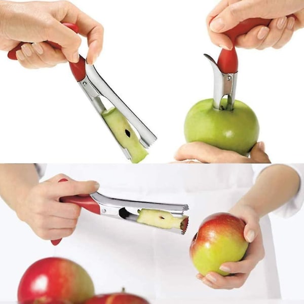 Værktøj til fjernelse af frugtfrø i rustfrit stål Apple Core