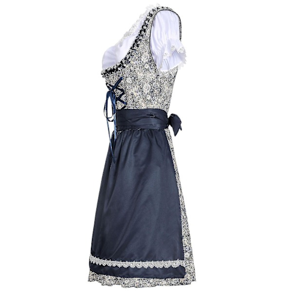 Oktoberfest-kostyme for kvinner, bayersk ølfestivalkjole, Masqu XL Blue
