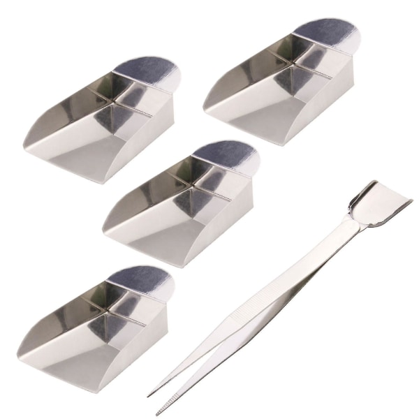 4 Pcs Jewelry Shovels And Tweezer Scoop For Pearls Pick Up Beads Sorting Tool