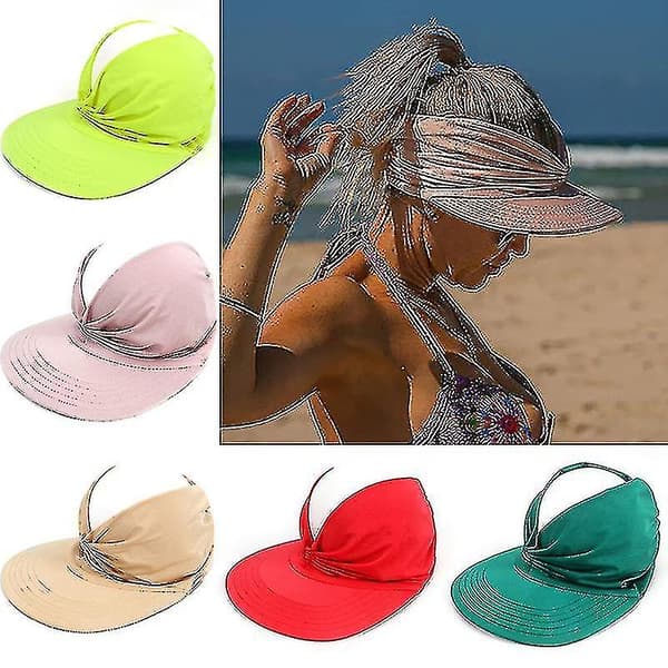 Baseball Solhatt Sport Solvisir Tom Hat UV-skydd Solhattar Kvinnor UV-skydd Eld Strand