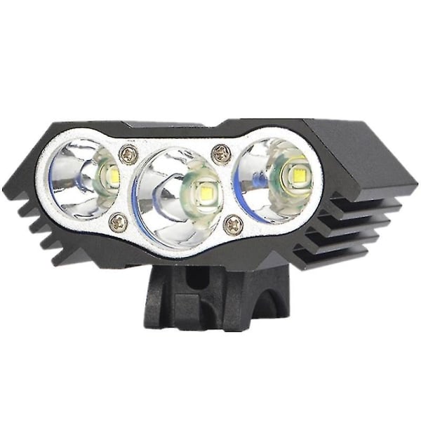Sykkellys T6 Led (1 stk, Svart)