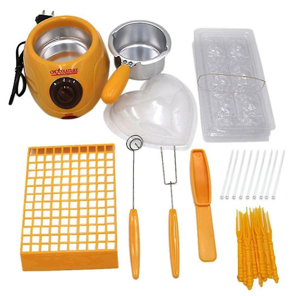 Hållbar Choklad Smältgryta Elektrisk Fondue Set