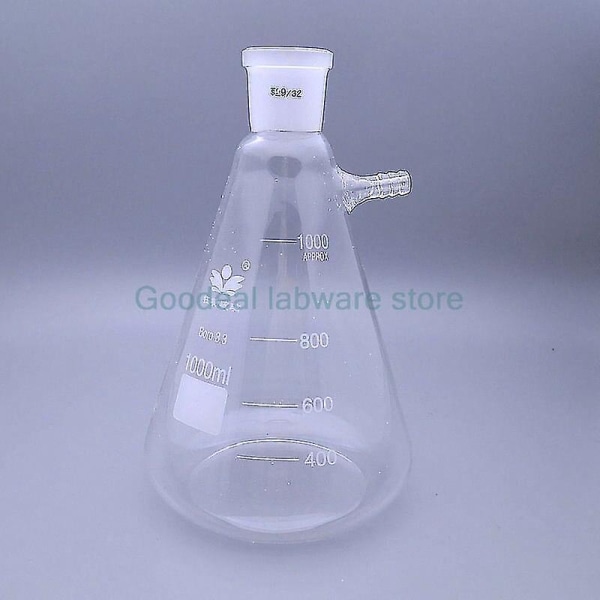 50-2000 ml laboratorieglas vakuumfiltreringssugekolbe