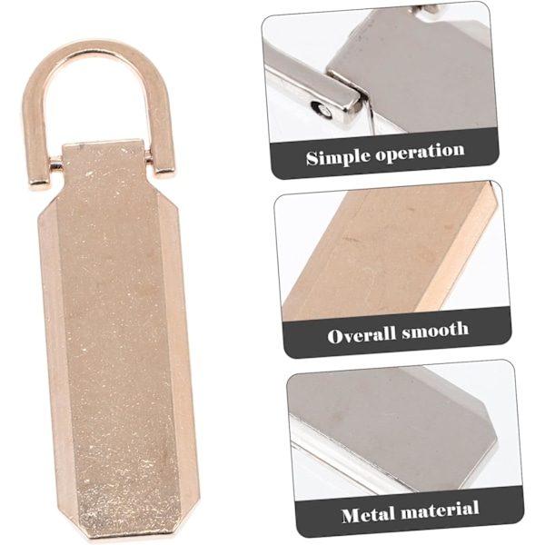DIY Dragkedjetillbehör 12-pack Dragkedjekläppar Ersättning Universal Passform Lätt att Installera Lämplig