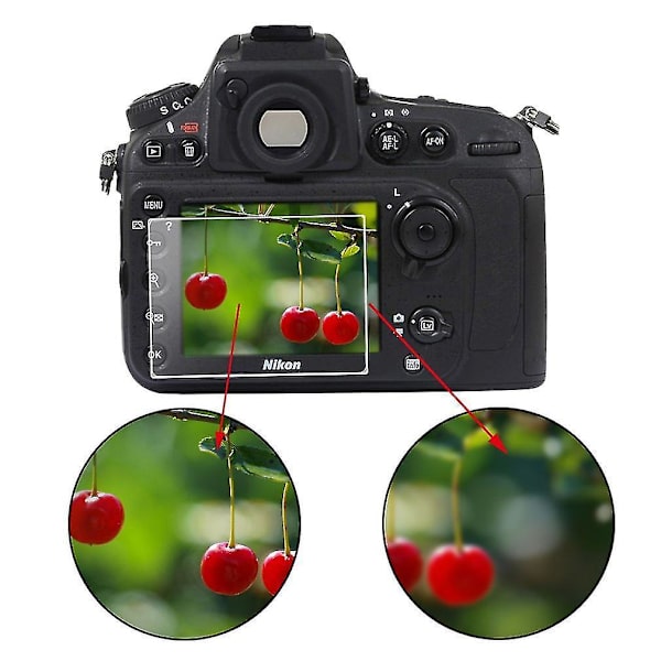 Hærdet Glasskærm Beskytter til Nikon D7100 D600 D610