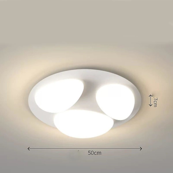 50cm Ø Loftlampe i Metal, Moderne Design, 220-240v