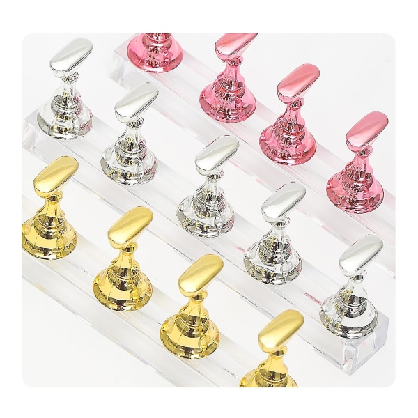 5 stk. Negletips Stativ, Akrylbase