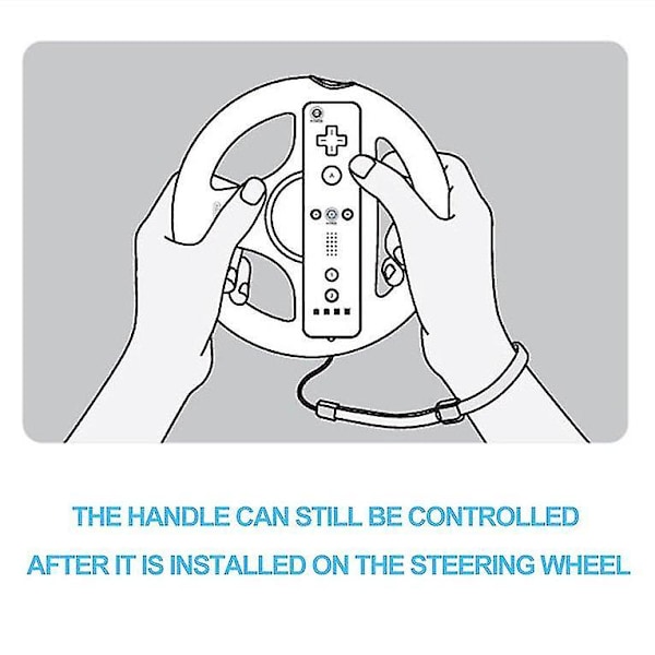 Plastikspel Racing Ratthjul för Wii Mario Kart
