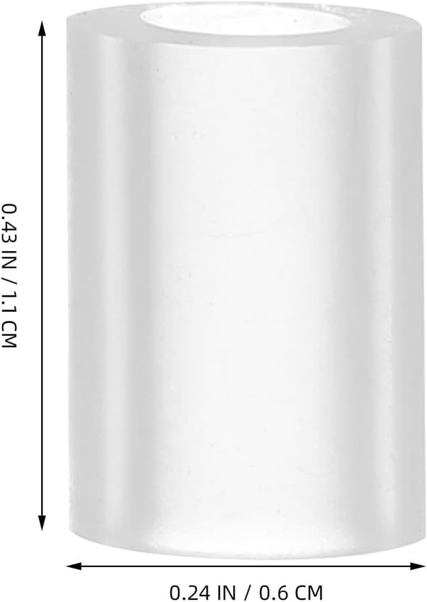50 st gummirör gitarrpickupmonteringsrör 10x0,7 mm precisionspassning mångsidig användning