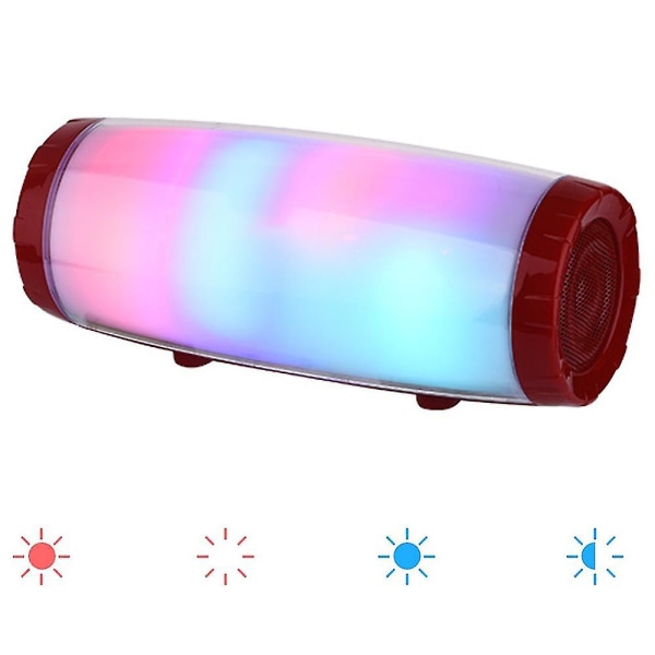 Colorful Lights trådløs Bluetooth-høyttaler subwoofer