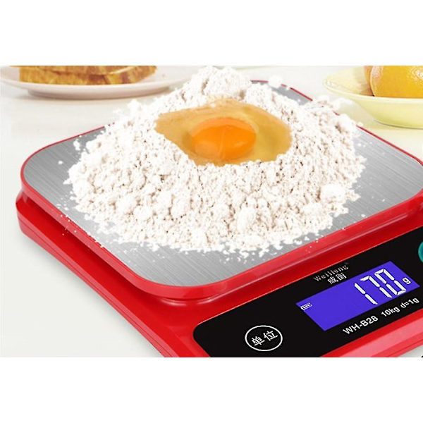 Digital Köksvåg Vattentät Vägningsmat Diet Vågskala