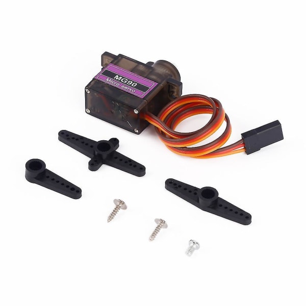 Musta 4.8V Mg90 Metallivaihteinen Mikro Servo 9g RC:lle