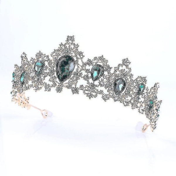 Bryllupstiara Krone Bryllup Legering Krone Rhinestone Krystall Hårtilbehør