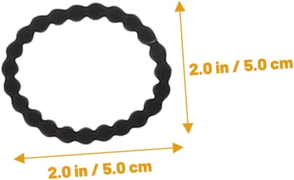 24 st hårband bulk elastiska hårband rep hästsvanshållare för kvinnor flickor ingen veck