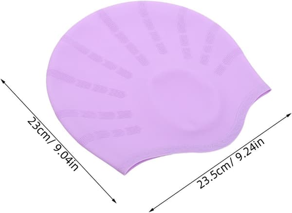 Silikonbadmössa Öronskydd för kvinnor Halkfri design