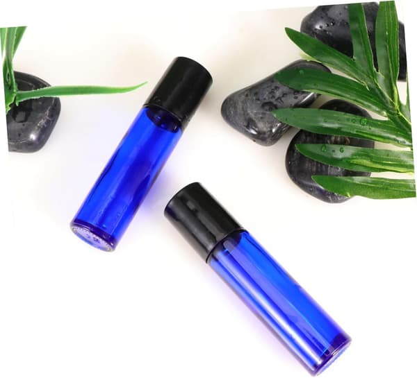 Resestorlek Parfym Rollerflaskor 8-pack med 10 ml eteriska oljeflaskor för enkel applicering