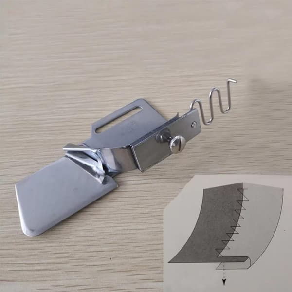165 mm rustfrit stål dobbeltfold symaskinebinder til hjemmesyning