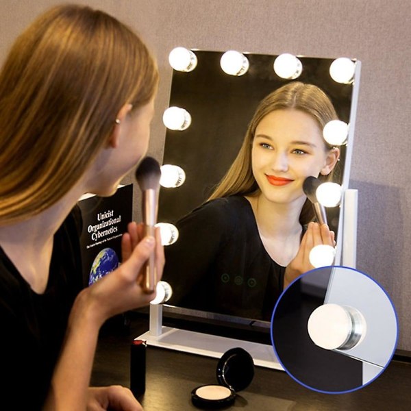 Led Usb Makeup Spejl Pære Vanity Lights 10 Pærer Kit