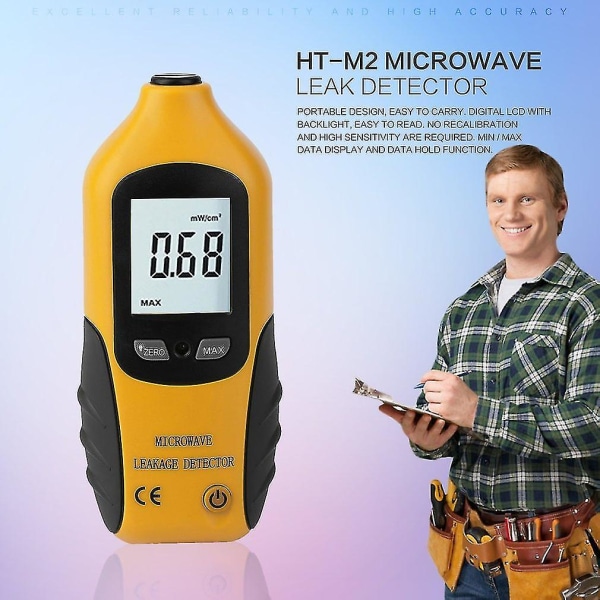 HT-M2 Digital LCD Mikrovågsläckagedetektor