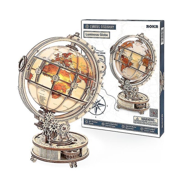 Telescope Earth 3D Tre Jigsaw DIY Ornament