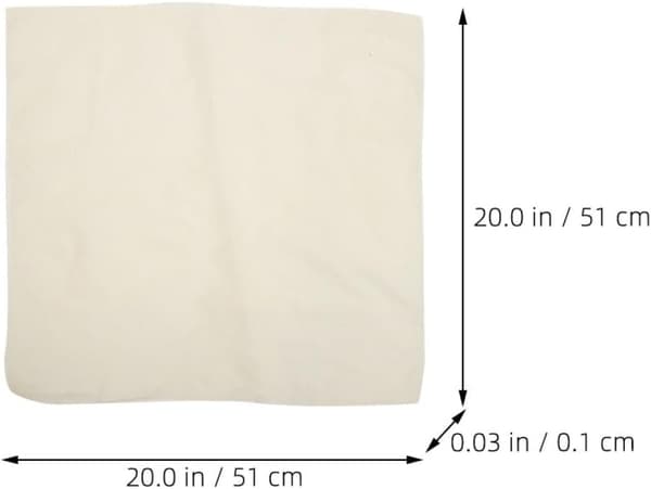 3 st non-stick ångdyna ångmatta bomull återanvändbara beige ångkorgsfoder