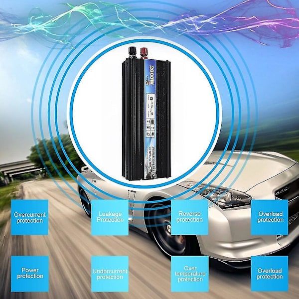 Xuyuan Bilstroms Inverter Dc12v Ac110v 60hz 2000w Solinverter