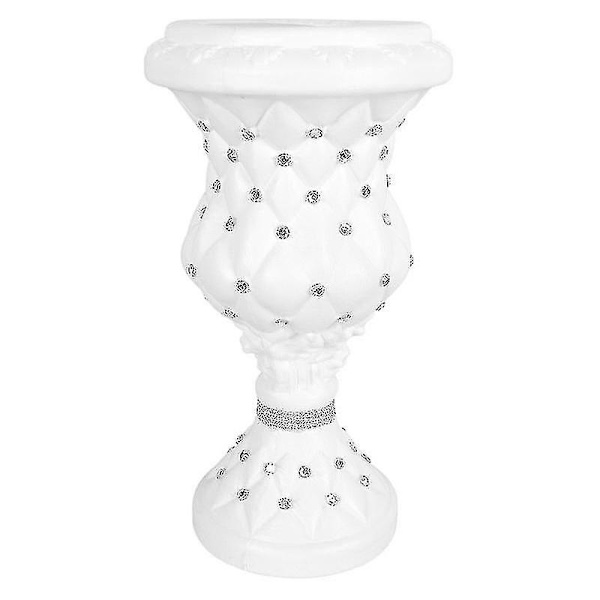 1 stk Marmor Pillar Formet Blomsterpotte Blomster Vase Bryllup Blomsterplante Potte