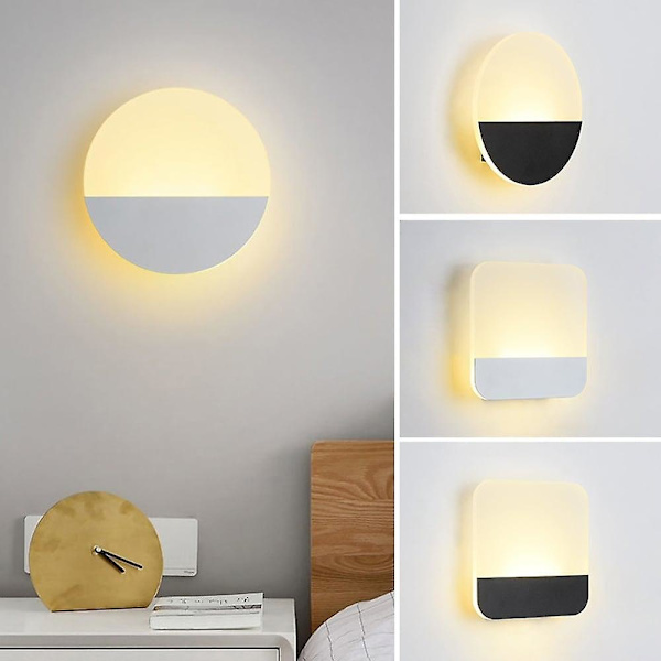 Moderne Vegglampe Innendørs LED Akryl Soverom Metall 5W