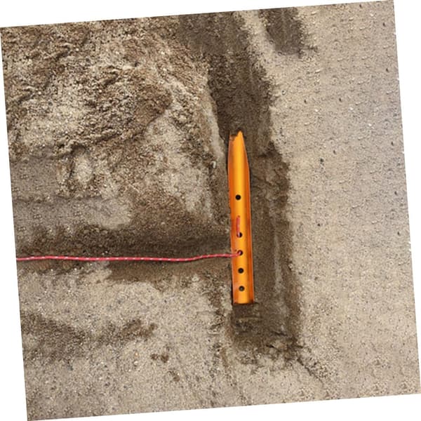 3 stk bærbare 31 cm slitesterke sandplugger teltplugger utendørs camping teltplugger