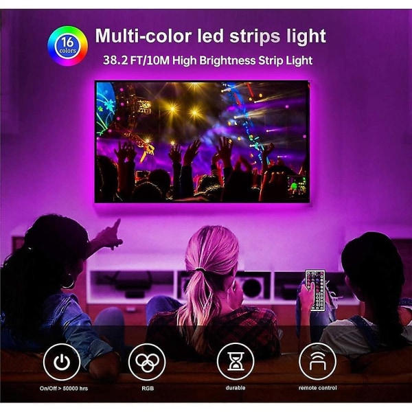 LED-remsa 5050 Smd 20m Smart RGB Tejp Rep 16 Miljoner
