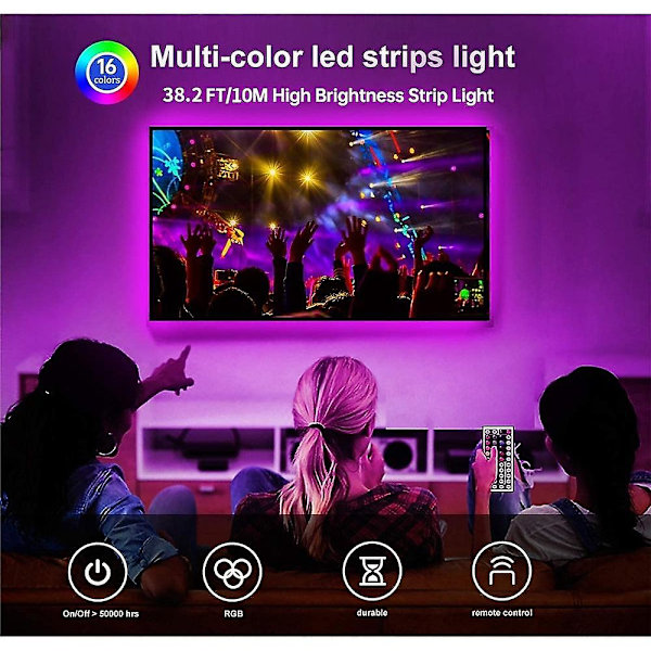 LED Strip Lys 5050 SMD 20m Smart RGB Bånd
