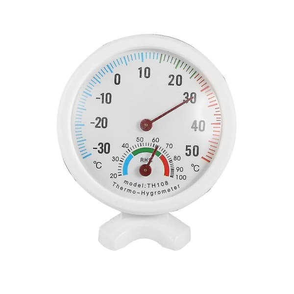 Ts-th108 Innendørs Helsetermometer Hygrometer Hvit