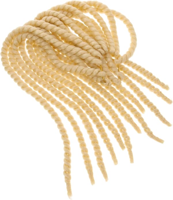 Gradientfärgade flätade hårförlängningar Mjuka hållbara virkade flätor för naturlig look Twist
