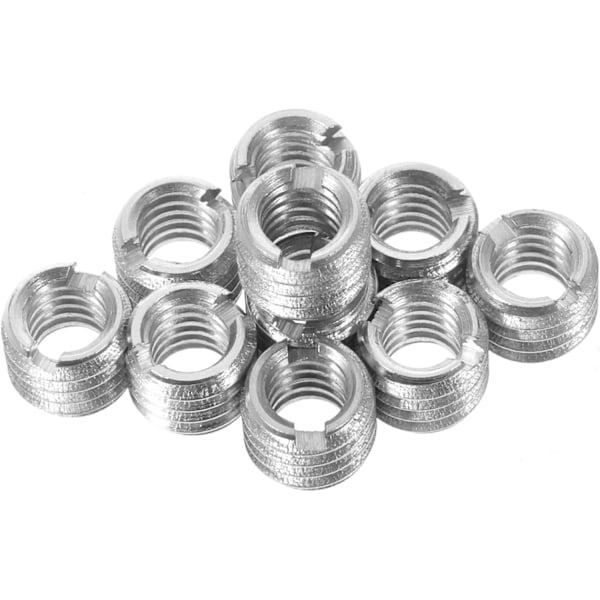 Passar 10st Mikrofonstativ Adapter 3/8 till 1/4 Skruvgänga Adapter