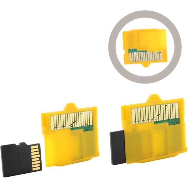 3 stk. Kortadapter til Indsættelse Adapter Billedadapter Kamera Kompatibel Adapter