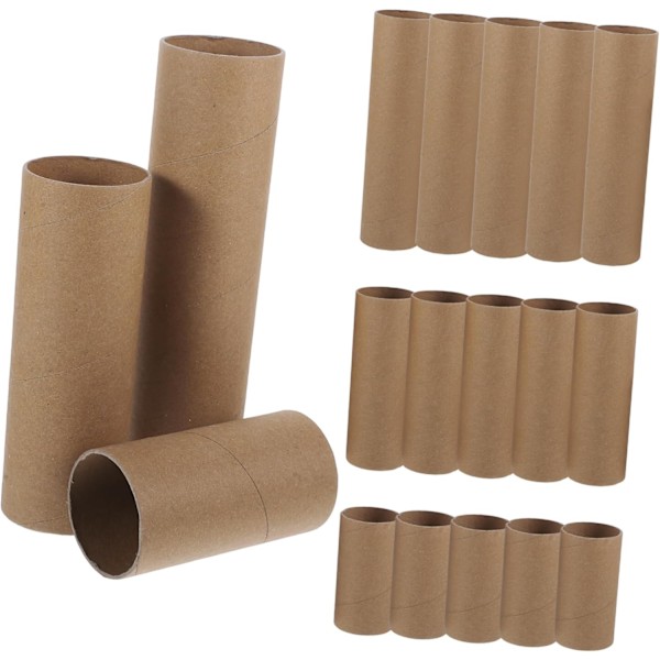 Hobbyrør Papirrør 18-pakning Runde Pappruller DIY Hobbyutstyr