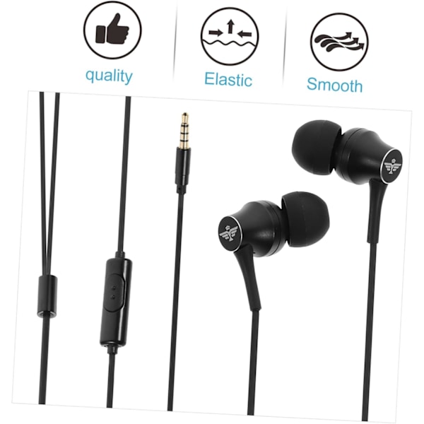 In-ear høretelefoner med 3,5 mm stik, robuste og pålidelige til daglig brug, tilfældig farve