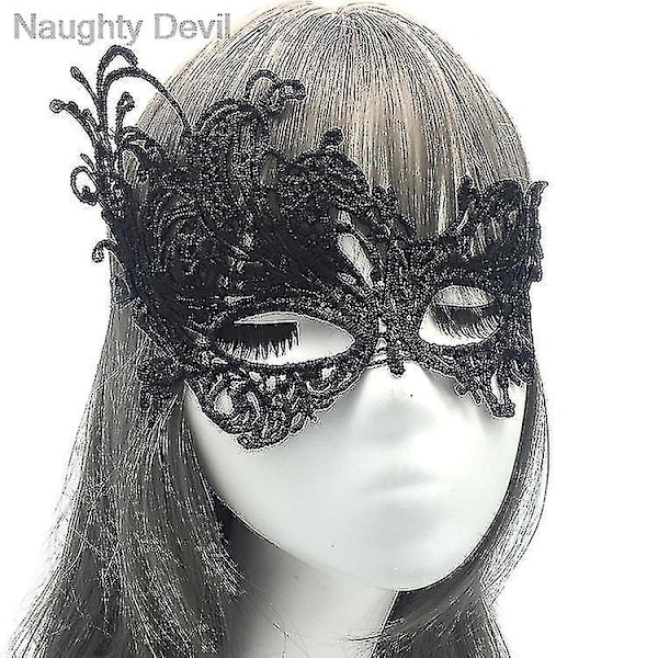 Sexig Leksakskostym Spets Ögonmask Maskerad