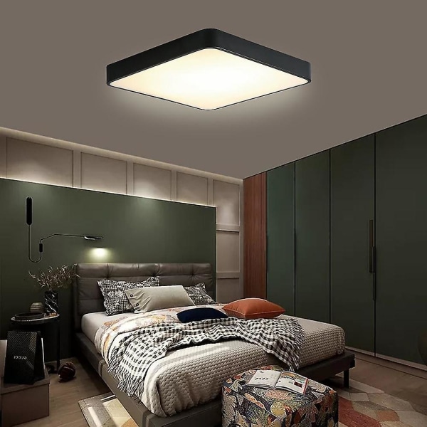 40cm Moderne Nordisk LED Taklampe Kvadratisk Design Metall