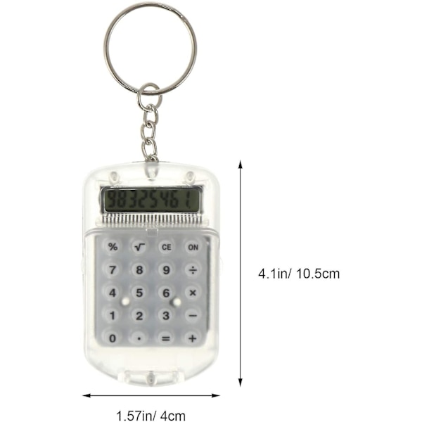 3 kpl Mini-laskinketju Kannettava Taskulaskin Elektroninen Laskin