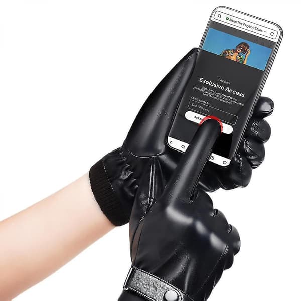 Vinterhandsker, Varme Touchscreen Kørsel Sms Cashmere Foret Handsker C1025-182