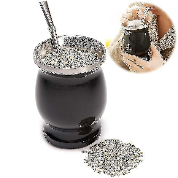 Mate-tekopp med varmeisolasjon, 230 ml