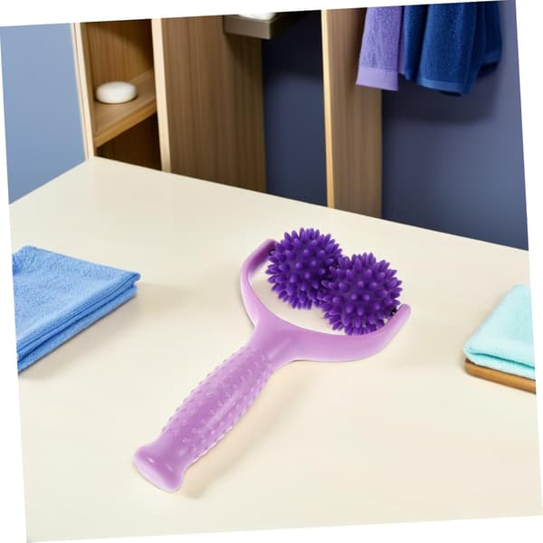 2 stk Y-formede piggede massageruller Manuel muskelmassager