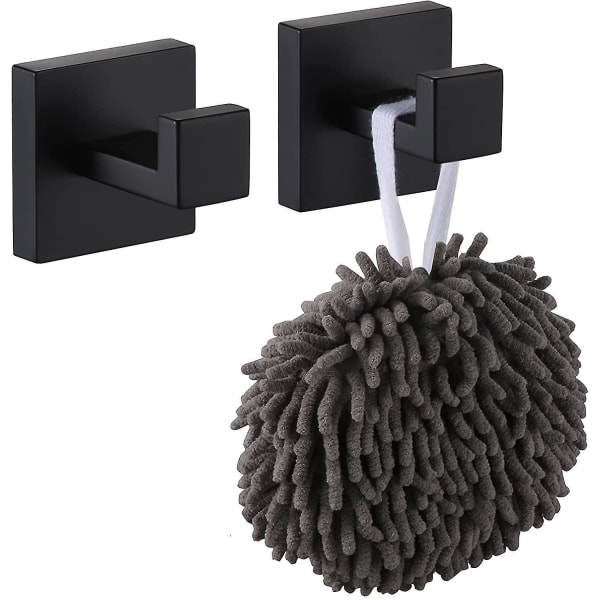 Coat Hooks Wall Bathroom Towel Hook Black Coat Hook