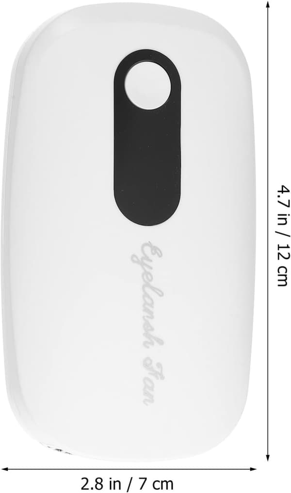 USB Genopladelig Øjenvippeforlænger Ventilator Blæser Tørrer Bærbar Køleværktøj
