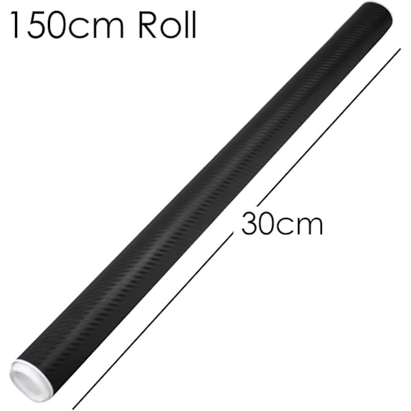 3D-liimautuva hiilikuituvinyyliautotarra 3000 mm x 300 mm