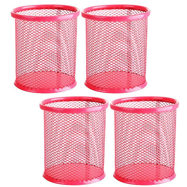 4 stk. Penneholder Mesh Blyantsholder Holdbar Metal Blyantsholder