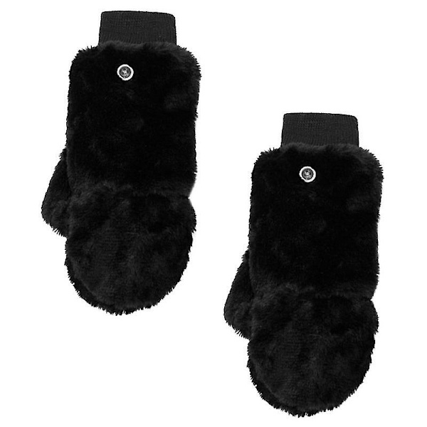 1 Par Varme Handsker Vinter Kvinder Handsker Flip-cover Vinter Handsker Søde Handsker